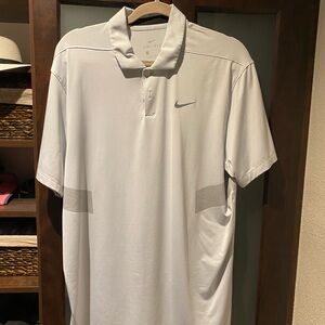 Nike golf polo, light gray medium